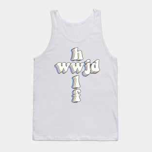 hwlf x wwjd cross Tank Top